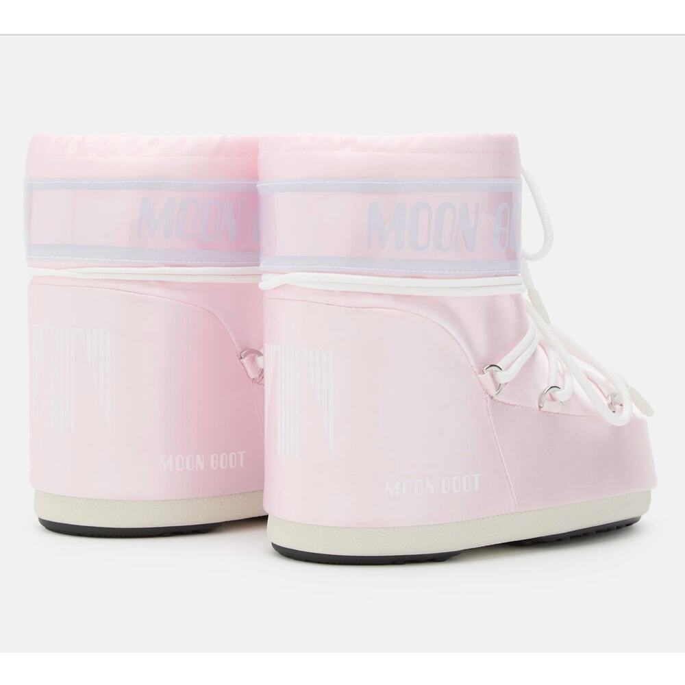 Moon Boot ICON LOW Rose Pearly Snow Boots 39/41 - Picture 2 of 8